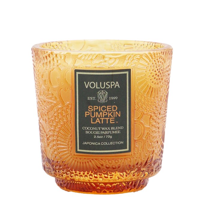 {Xp Petite Pedestal Candle - Spiced Pumpkin Latte 72g  yyVCOʔ́z Voluspa Petite Pedestal Candle - Spiced Pumpkin Latte 72g  yyVCOʔ́z