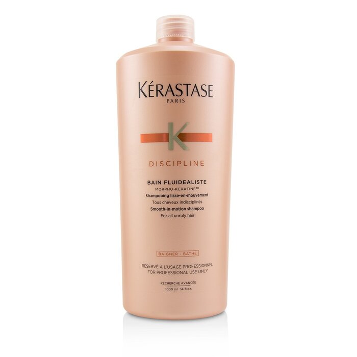 ケラスターゼ ディシプリン バン フルイダリスト シャンプー (まとまらない髪用) 1000ml Kerastase Discipline Bain Fluidealiste Smooth-In-Motion Shampoo (For All Unruly Hair) 1000ml 送料無料 【楽天海外通販】