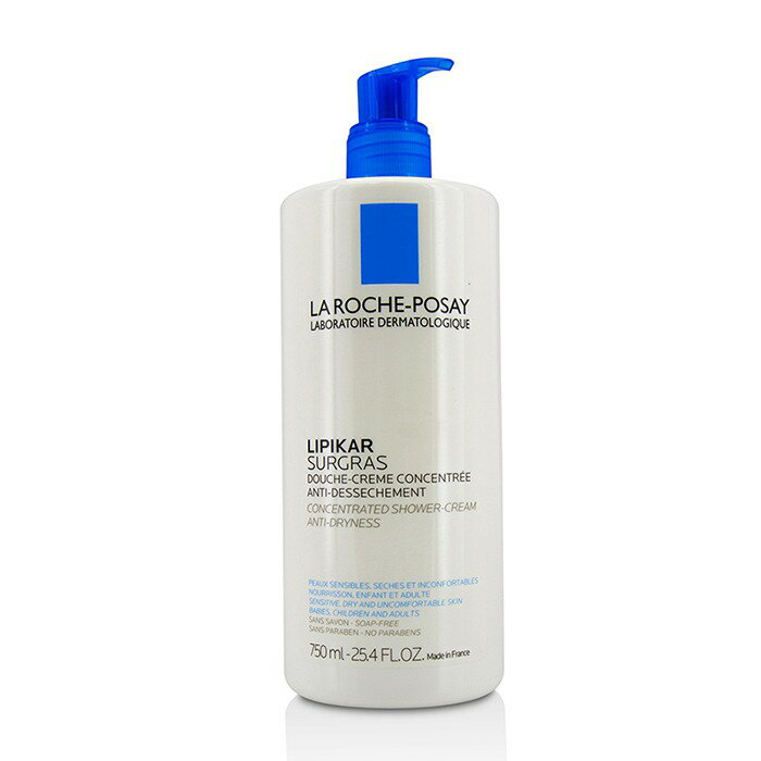 ラロッシュポゼ リピカル スルグラス コンセントレイト シャワー-クリーム 750ml La Roche Posay Lipikar Surgras Concentrated Shower-Cream 750ml 送料無料 