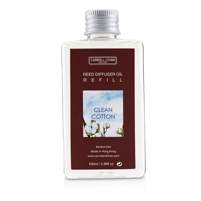 キャンドル・キャロル&チャン リードディフューザー リフィル - クリーンコットン 100ml Carroll &Chan Reed Diffuser Refill - Clean Cotton 100ml 送料無料 【楽天海外通販】