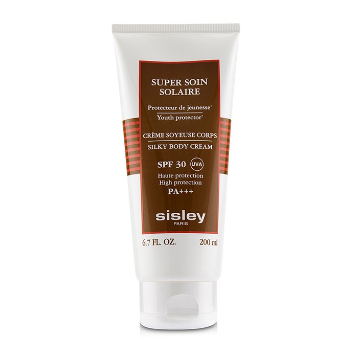 シスレー ボディクリーム シスレー　 スーパー ソイン ソレア シルキー ボディ クリーム SPF 30 UVA ハイ プロテクション 168105 200ml Sisley Super Soin Solaire Silky Body Cream SPF 30 UVA High Protection 168105 200ml 送料無料 【楽天海外通販】