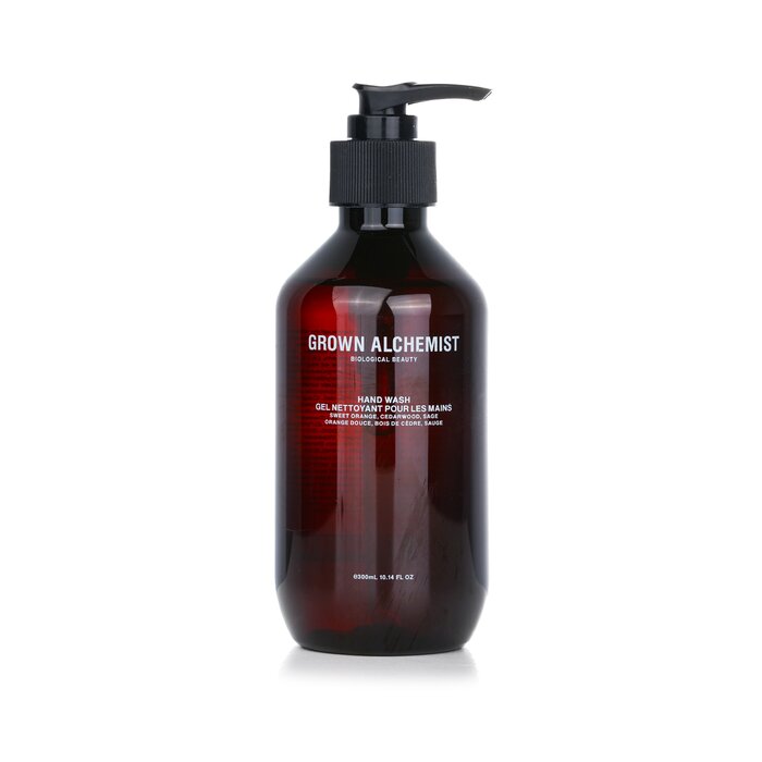 グロウン・アルケミスト ハンドウォッシュ - スウィートオレンジ、シダーウッド&セージ 300ml Grown Alchemist Hand Wash - Sweet Orange, Cedarwood &SAe 300ml 送料無料 