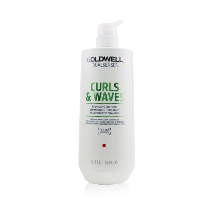 ゴールドウェル デュアルセンシズ カール ウェーブ ハイドレーティングシャンプー (カール ウェーブヘア用) 1000ml Goldwell Dual Senses Curls Waves Hydrating Shampoo (Elasticity For Curly Wavy Hair) 1000ml 送料無料 【楽天海外通販】