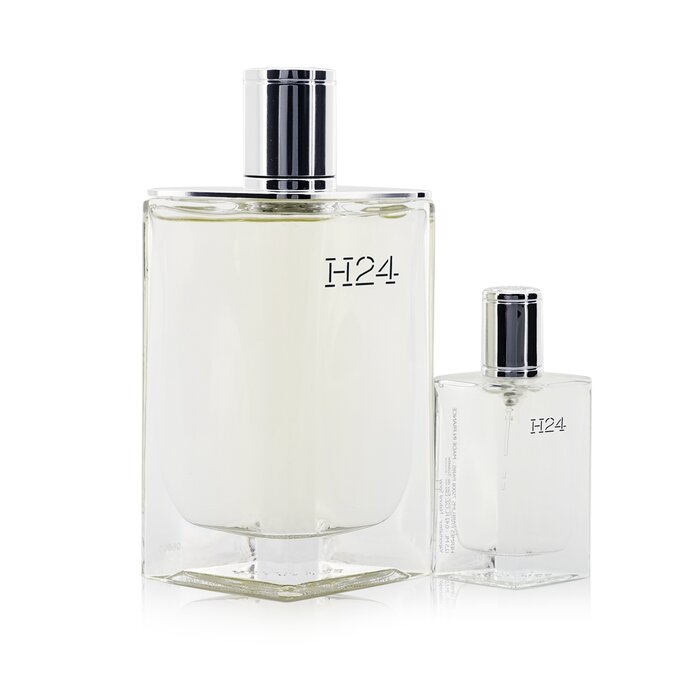 GX H24 Coffret: Eau De Toilette 100ml /3.3oz + Eau De Toilette 12.5ml /0.42oz 2pcsHermes H24 Coffret: Eau De Toilette 100ml /3.3oz + Eau De Toilette 12.5ml /0.42oz 2pcs  yyVCOʔ́z