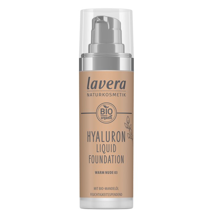 F[ qA Lbh t@f[V - No. 03 EH[ k[h 30ml Lavera Hyaluron Liquid Foundation - No. 03 Warm Nude 30ml  yyVCOʔ́z