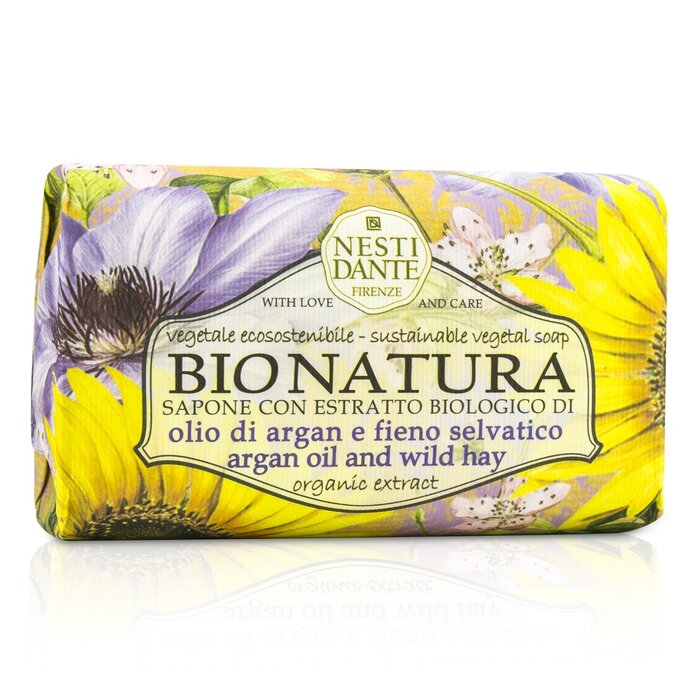 ネスティダンテ ビオナチュラ サスティナブル ベジタブルソープ - アルガンオイル ワイルドヘイ 250g Nesti Dante Bio Natura SuSable Vegetal Soap - Argan Oil Wild Hay 250g 送料無料 