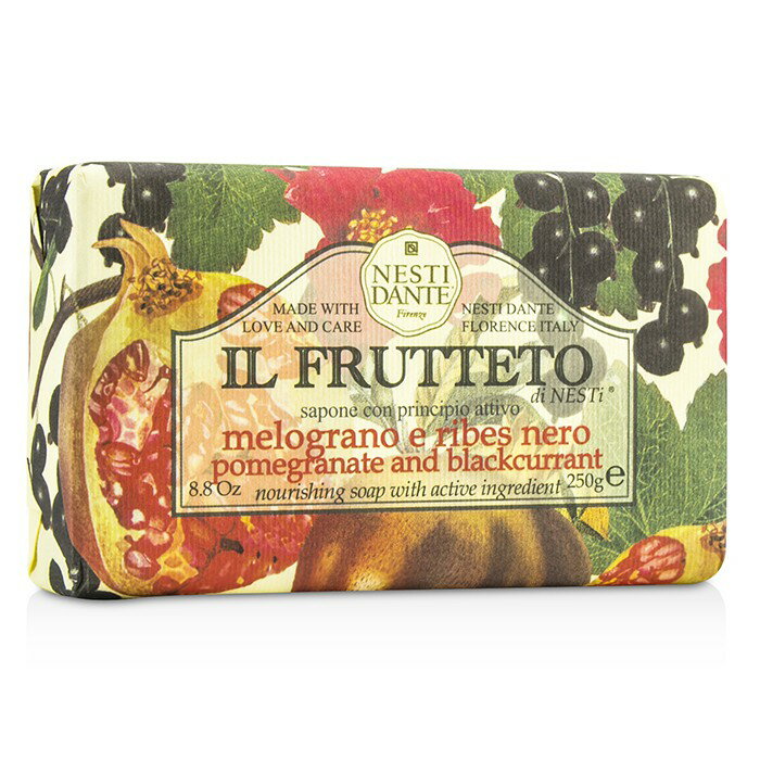 ネスティダンテ イル フルッテート ナリッシングソープ - ポメグラネート ブラックカラント 250g Nesti Dante Il Frutteto Nourishing Soap - Pomegranate Blackcurrant 250g 送料無料 