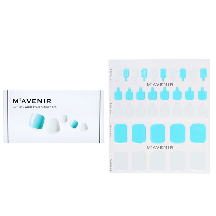 Mavenir Nail Sticker (Assorted Colour) - No. White Pearl Summer Pedi 36pcsMavenir Nail Sticker (Assorted Colour) - No. White Pearl Summer Pedi 36pcs  yyVCOʔ́z