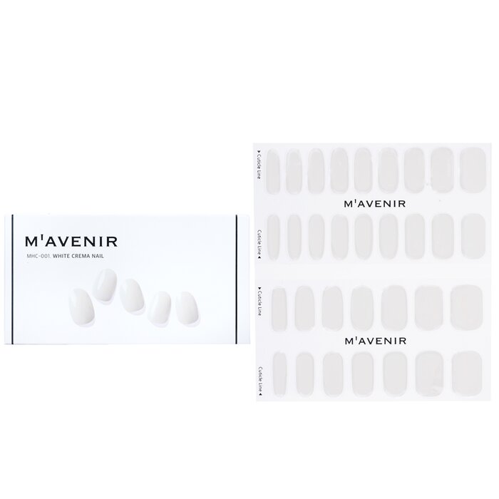 Mavenir Nail Sticker (White) - No. White Crema Nail 32pcsMavenir Nail Sticker (White) - No. White Crema Nail 32pcs  yyVCOʔ́z