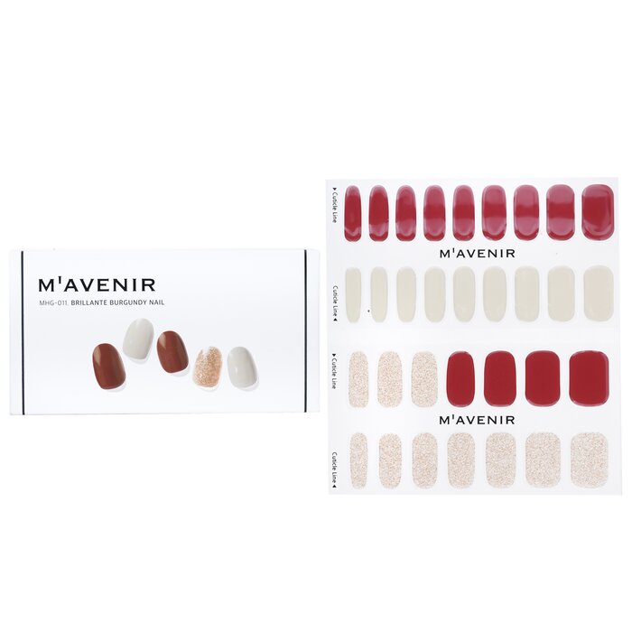 Mavenir Nail Sticker (Red) - No. Brillante Burgundy Nail 32pcsMavenir Nail Sticker (Red) - No. Brillante Burgundy Nail 32pcs 送料無料 【楽天海外通販】