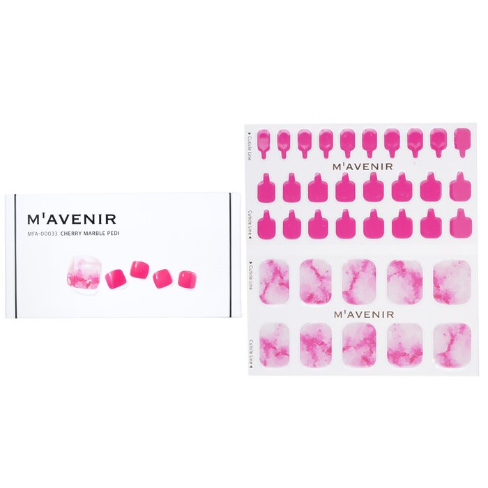 Mavenir Nail Sticker (Pink) - No. Cherry Marble Pedi 36pcsMavenir Nail Sticker (Pink) - No. Cherry Marble Pedi 36pcs  yyVCOʔ́z