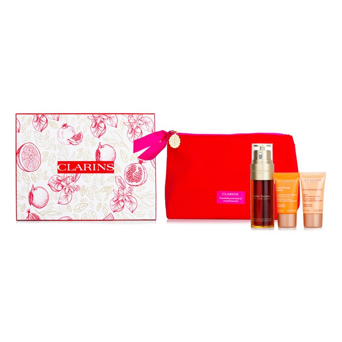  Double Serum &Extra-Firming Collection 3pcs+1bagClarins Double Serum &Extra-Firming Collection 3pcs+1bag ̵ ڳŷΡ