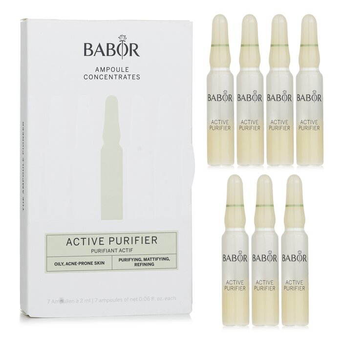 Хܡ Ampoule Concentrates - Active Purifier (For Oily, w-prone Skin) 7x2ml Babor Ampoule Concentrates - Active Purifier (For Oily, w-prone Skin) 7x2ml ̵ ڳŷΡ