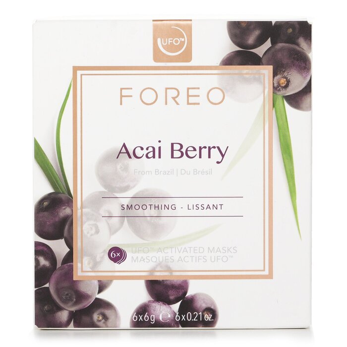 tHI UFO Smoothing Mask - Acai Berry (For Fine Lines &.s) 6x6gFOREO UFO Smoothing Mask - Acai Berry (For Fine Lines &.s) 6x6g  yyVCOʔ́z