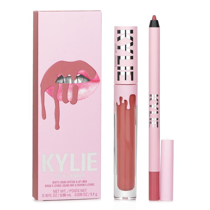 JC[EoCEJC[EWFi[ Matte Lip Kit: Matte Liquid Lipstick 3ml + Lip Liner 1.1g - No. 301 Angel 2pcsKylie By Kylie Jenner Matte Lip Kit: Matte Liquid Lipstick 3ml + Lip Liner 1.1g - No. 301 Angel 2pcs  yyVCOʔ́z