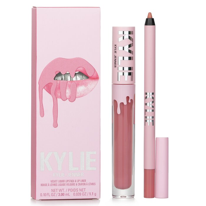 JC[EoCEJC[EWFi[ Velvet Lip Kit: Liquid Lipstick 3ml + Lip Liner 1.1g - No. 705 Charm 2pcsKylie By Kylie Jenner Velvet Lip Kit: Liquid Lipstick 3ml + Lip Liner 1.1g - No. 705 Charm 2pcs  yyVCOʔ́z