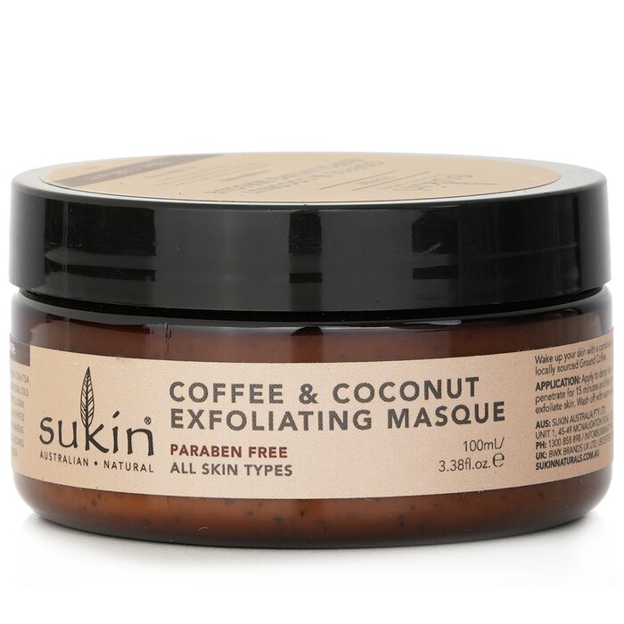 スーキン Natural Coffee &Coconut Exfoliating Masque 100ml Sukin Natural Coffee &Coconut Exfoliat..