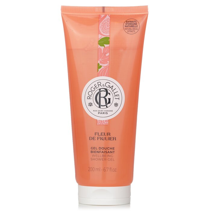 WFK Fleur De Figuier Wellbeing Shower Gel 200ml Roger &Gallet Fleur De Figuier Wellbeing Shower Gel 200ml  yyVCOʔ́z