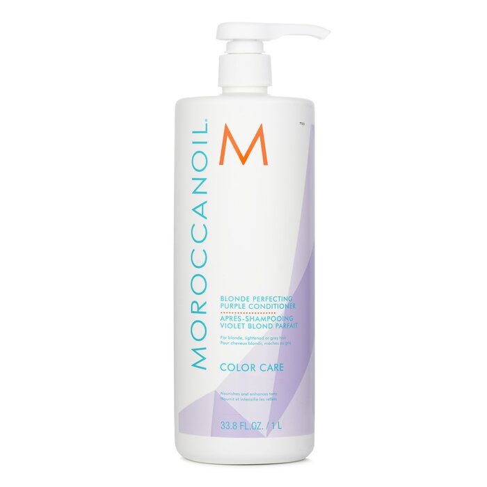 モロッカンオイル Blonde Perfecting Purple Conditioner (For Blonde, Lightened Or Grey Hair) 1000ml Moroccanoil Blonde Perfecting Purple Conditioner (For Blonde, Lightened Or Grey Hair) 1000ml 送料無料 【楽天海外通販】