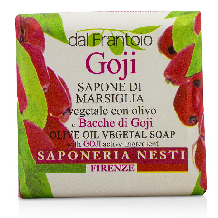 lXeB_e _ tgCI I[u IC xW^ \[v - Goji 100g Nesti Dante Dal Frantoio Olive Oil Vegetal Soap - Goji 100g  yyVCOʔ́z