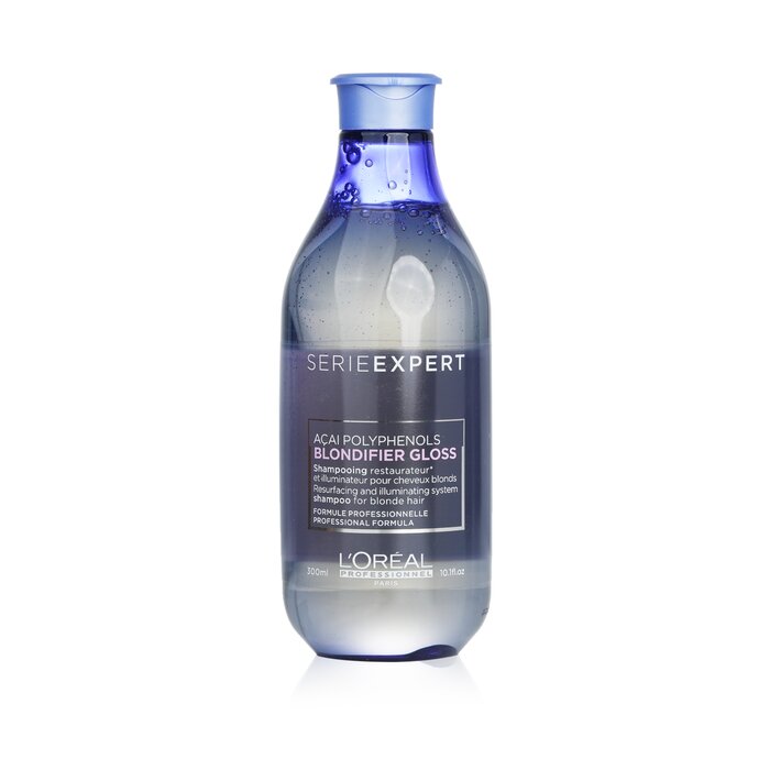 ロレアル Professionnel Serie Expert - Blondifier GLo Acai Polyphenols Resurfacing and Illuminating System Shampoo (For Blonde Hair) 300ml 送料無料 【楽天海外通販】