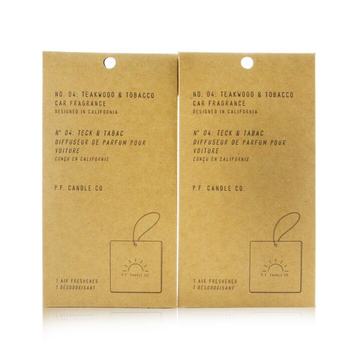 ピーエフ・キャンドル Car Fragrance - Teakwood & Tobacco 1pcs P.F. Candle Co. Car Fragrance - Teakwood & Tobacco 1pcs 送料無料 【楽天海外通販】