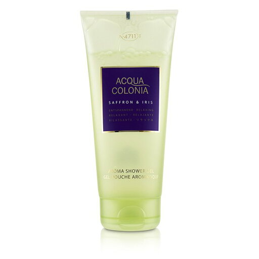 4711 アクア コロニア サフラン & アイリス アロマ シャワー ゲル 200ml 4711 Acqua Colonia Saffron & Iris Aroma Shower Gel 200ml 送料無料 【楽天海外通販】 4711 アクア コロニア サフラン & アイリス アロマ シャワー ゲル 200ml 4711 Acqua Colonia Saffron & Iris Aroma Shower Gel 200ml 送料無料 【楽天海外通販】