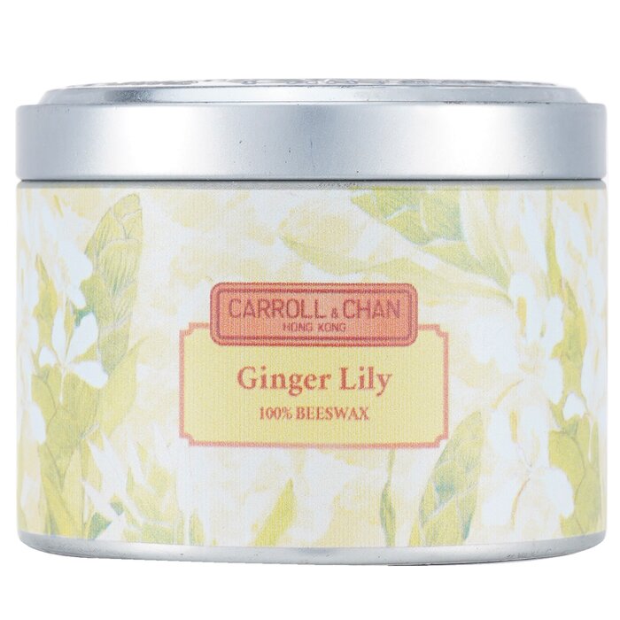 キャンドル・キャロル&チャン 100% Beeswax Tin Candle - Ginger Lily (8x6) cm Carroll & Chan 100% Beeswax Tin Candle - Ginger Lily (8x6) cm 送料無料 【楽天海外通販】
