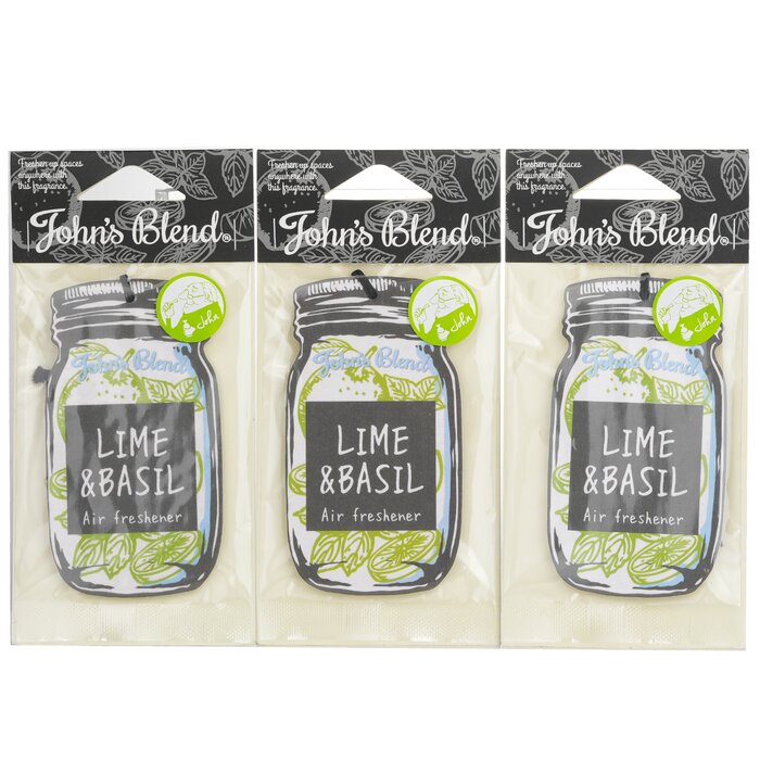 John's Blend Air Freshener - Lime & Basil 3pcs John's Blend Air Freshener - Lime & Basil 3pcs 送料無料 【楽天海外通販】