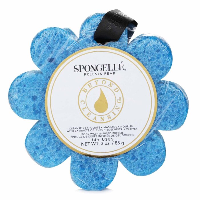 Spongelle Wild Flower Soap Sponge - Freesia Pear (Blue) 1pc Spongelle Wild Flower Soap Sponge - ..