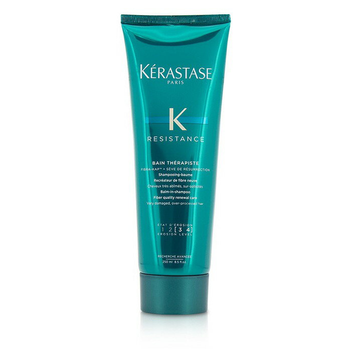 ケラスターゼ RE バン セラピュート - 深刻なダメージヘア パーマヘア ごわつく髪用 250ml Kerastase Resistance Bain Therapiste Balm-In-Shampoo Fiber Quality Renewal Care (For Very DamAed, Over-Processed Hair) 250ml 送料無料 【楽天海外通販】