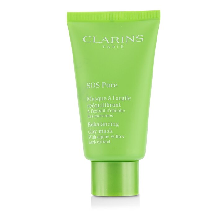 クラランス ピュア コンセントレ クレイ マスク (コンビネーション~オイリー肌用) 75ml Clarins SOS Pure Rebalancing Clay Mask with Alpine Willow - Combination to Oily Skin 75ml 送料無料 【楽天海外通販】