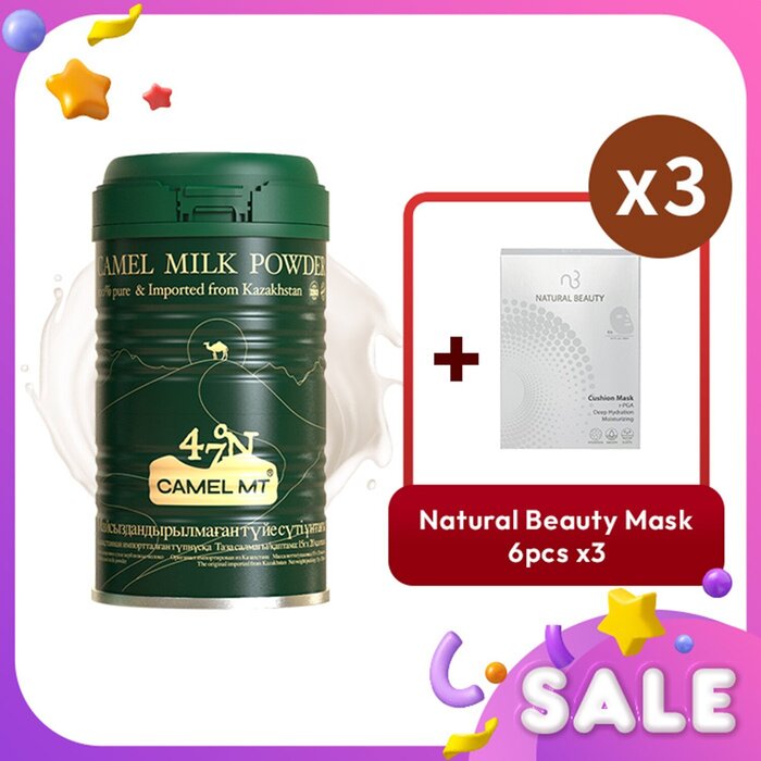 ナチュラル ビューティ Camel MT Camel Milk Powder + Natural Beauty r PGA Deep Hydration Moisturiz..