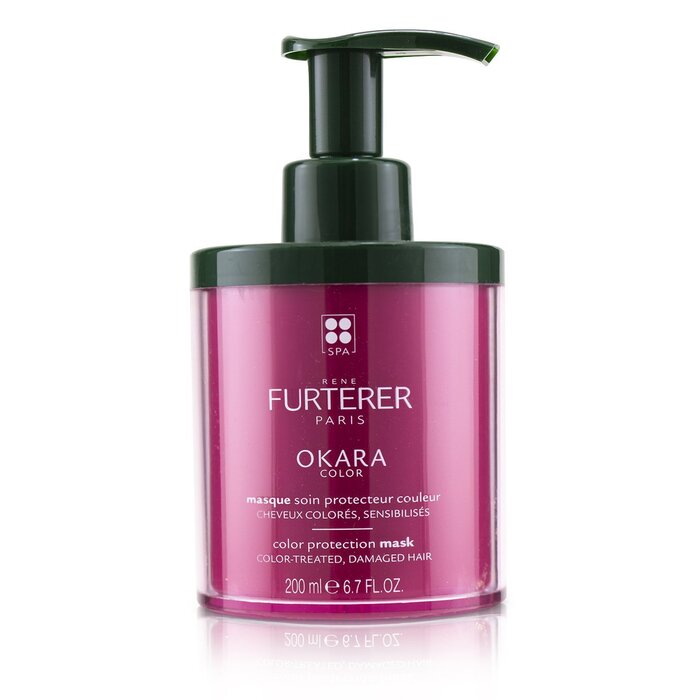 ルネ フルトレール オカラ カラー カラー プロテクション マスク カラー-トリート ダメージ ヘア 200ml Rene Furterer Okara Color Color Protection Mask Color-Treated DamAed Hair 200ml 送…