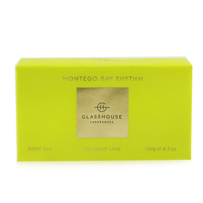 グラスハウス Body Bar - Montego Bay Rhythm (Coconut Lime) 180g Glasshouse Body Bar - Montego Bay Rhythm (Coconut Lime) 180g 送料無料 