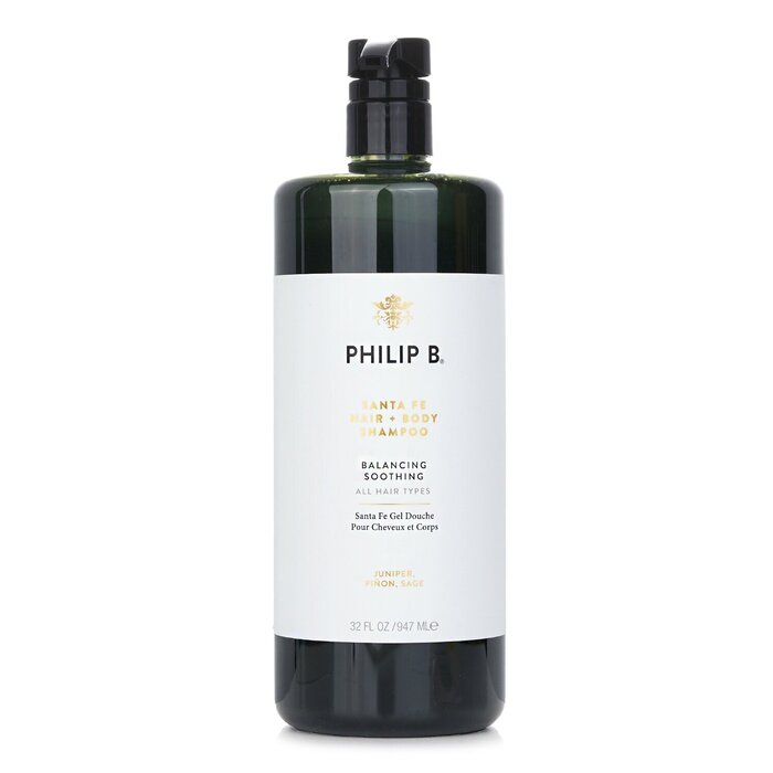 フィリップ B ヘアケア サンタフェ ヘアアンドボディウォッシュ バランス調整とリラックス すべての髪質用 Philip B Santa Fe Hair + Body Wash Balancing ;; All Hair Types 947ml 送料無料 