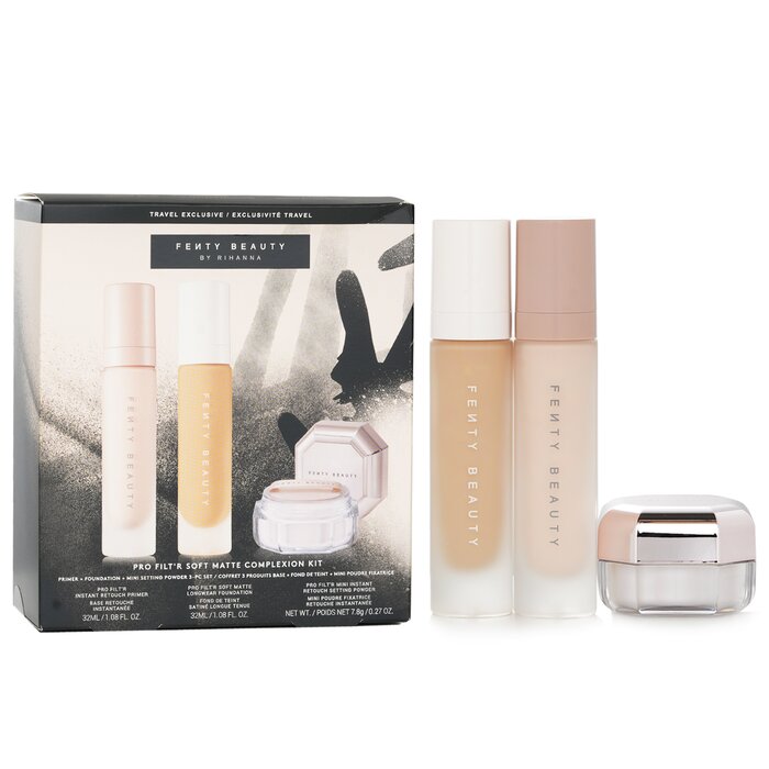 フェンティビューティー by リアーナ Pro Filt'R Soft Matte Complexion Kit: Foundation + Primer + Instant Retouch Setting Powder プロフィルトア ソフトマット コンプレックス キット。ファンデーション 32ml + プラ