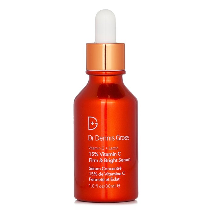 ;;デニスグロス 15% ビタミンC 乳酸 ファーム ブライト セラム Dr Dennis Gross Vitamin C Lactic 15% Vitamin C Firm Bright Serum 30ml 送料無料 