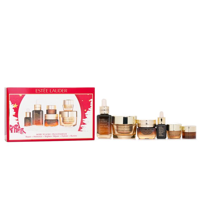 エスティ ローダー あなたが愛するもののもっと コフレ: ANR 30ml + 7ml + アイクリーム 15ml + 5ml + リバイタライジング スプリーム 30ml + 7ml Estee Lauder More Of What You Love Coffret: ANR 30ml + 7ml + Eye Cream 15m