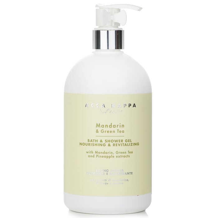 アッカカッパ マンダリンと緑茶のバスシャワージェル Acca Kappa Mandarin Green Tea Bath Shower Gel 500ml 送料無料 