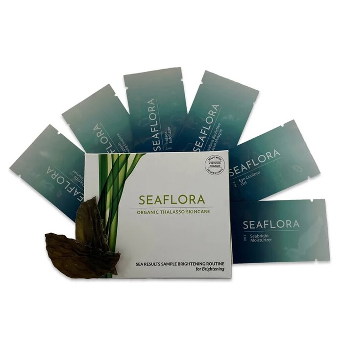 シーフローラ ブライトニング ルーチン サンプル Seaflora Sea Results Sample ;; Routine For ;; 7pcs 送料無料 