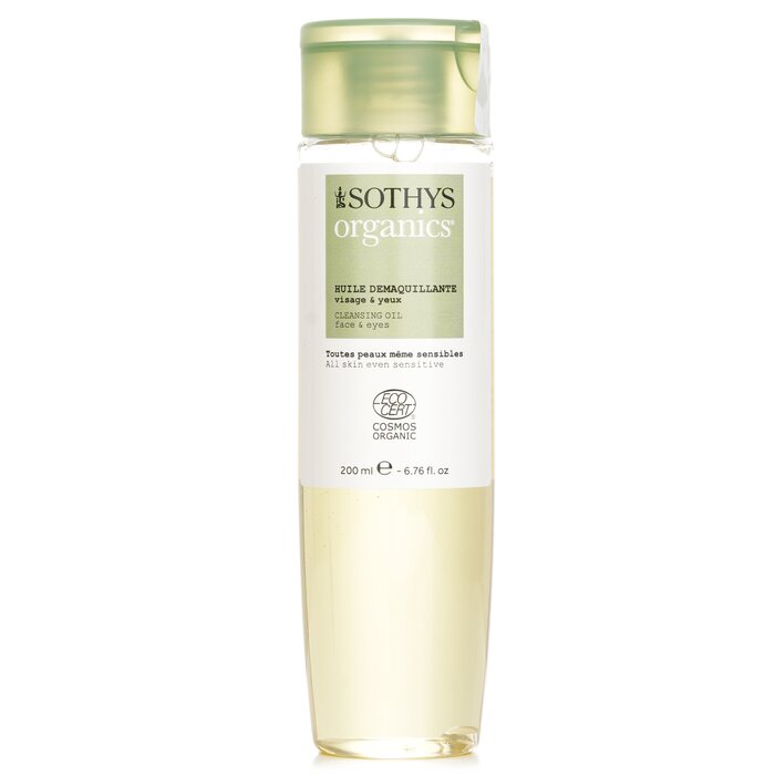 ソティス オーガニクス フェイスとアイ用 クレンジングオイル Sothys Organics Cleansing Oil For Face And Eyes 200ml 送料無料 【楽天海外通販】 coscora-10053383 coscora パッケージ画像
