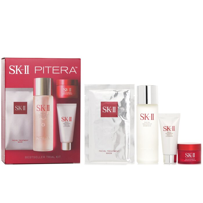 SKII ピテラ ギフトセット ベストセラー トライアル キット: フェイシャル ;; エッセンス  ...