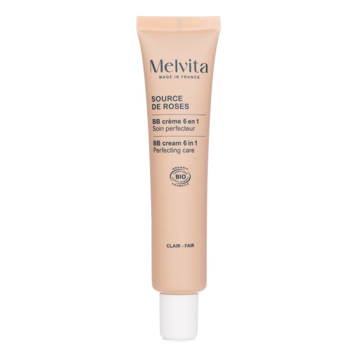 メルヴィータ ローズ ソース BB クリーム 6 in 1 パーフェクティング ケア No Clair Fair Melvita Source De Roses BB Cream 6 In 1 Perfecting Care No Clair Fair 40ml 送料無料 