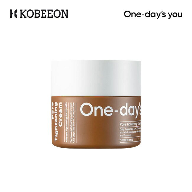 [One Day's You] ワンデイズユー ポアタイトニングクリーム 50ml One Days You Pore Tightening Cream 50ml 毛穴 ハリ 皮脂ケア タイタニング オイリー肌 混合肌 トラブル 角質ケア [韓国直送]