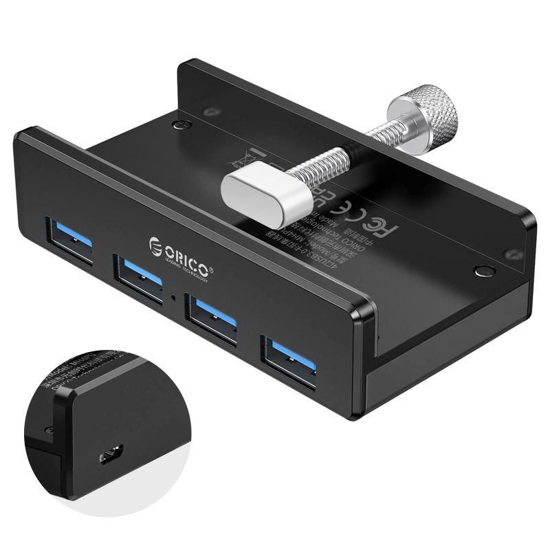 USB3.0nu 4|[g Nbv 5Gbps 5V/2Ad|[gt oXp[/Ztp[ A~HUB p\R̉ɌŒł 1.5mUSBP[ut y ubN MH4PU-P