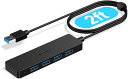 Aceele USB ハブ 5ポート USB 3.0 ハブ Type-C 給電用ポート付きPS4対応 65cm 軽量 コンパクト5Gbps高速データ転送 usb...