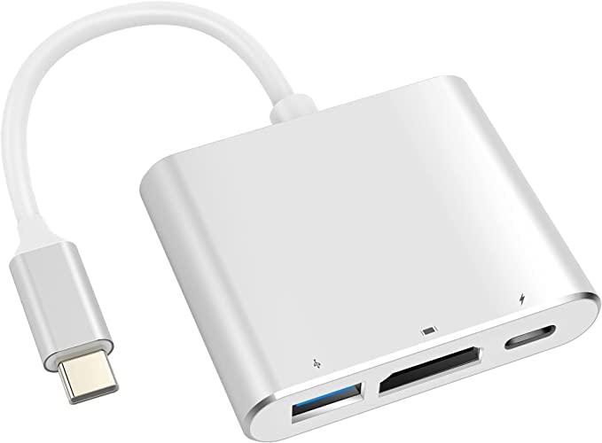 USB Type c HDMI アダプター 3in1 アダプター 高速ポート ハブ4K@30Hz /PD充電/USB 3.0高速伝送対応 switch テレビ出力 MacBook Pro/Mac Air (2018-2020) / Mac mini/iPad Pro (2018-2020),Samsung Galaxy S20 / S10 /Note10その他USB-C