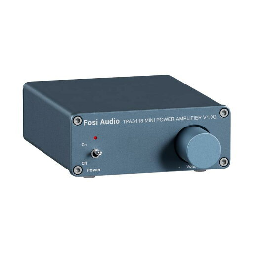 Fosi Audio V1.0 オーディオアンプ2チャンネル ステレオHiFiデジタルアンプ パワーアンプ TPA3116ミニ クラスDアンプ 50 W*2 ホームスピーカー用(電源付き) (灰色) Fosi Audio V1.0 オーディオアンプ2チャンネル ステレオHiFiデジタルアンプ パワーアンプ TPA3116ミニ クラスDアンプ 50 W*2 ホームスピーカー用(電源付き) (灰色)