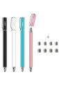 スタイラスペン MEKO(第2世代)4本セットタッチペン スマホ iPhone iPad スタイラスペン Android スマートフォン タブレット用 ペン導電...